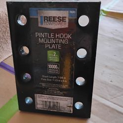 Reese Pintle Hook Mounting Plate