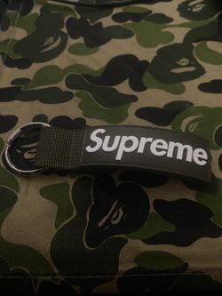 Supreme Olive Keychain 