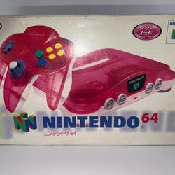 Nintendo 64 Watermelon Console CIB Tested