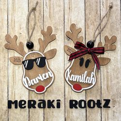 Reindeer Christmas Ornaments 