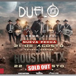 Duelo  4 Tickets 175$$$$ each Aug 22 Saturday