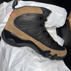BRAND NEW NIKE AIR JORDAN RETRO 9 OLIVE BOOT SIZE 12 $510