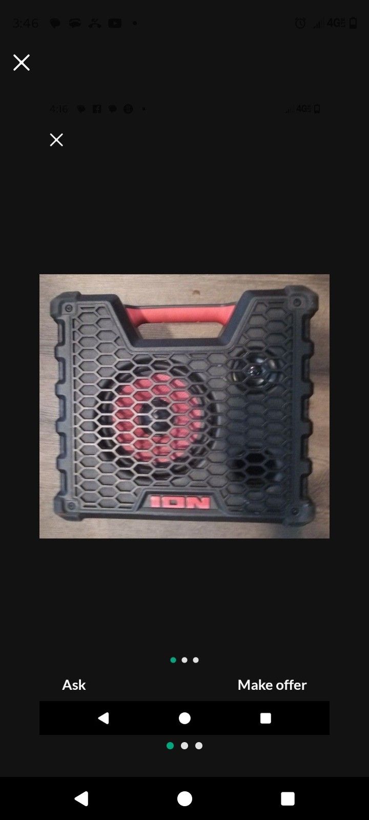 Ion Tailgate Tough Bluetooth Speaker