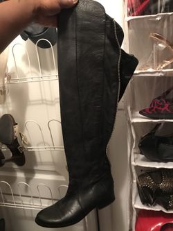 Thigh high riding boots