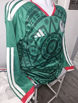 camisa verde de méxico manga larga