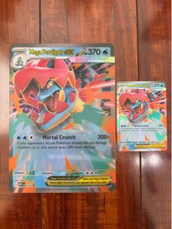 Pokemon Mega Feraligatr EX 036 Standard & Jumbo Lot Ascended Heroes BOX FRESH 💎