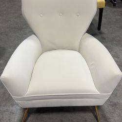 #0(contact info removed) Barbelo Beige Morden Upholstered Accent Chair Modern velvet upholstered Side Chair wirh Stainless Steel Gold Legs