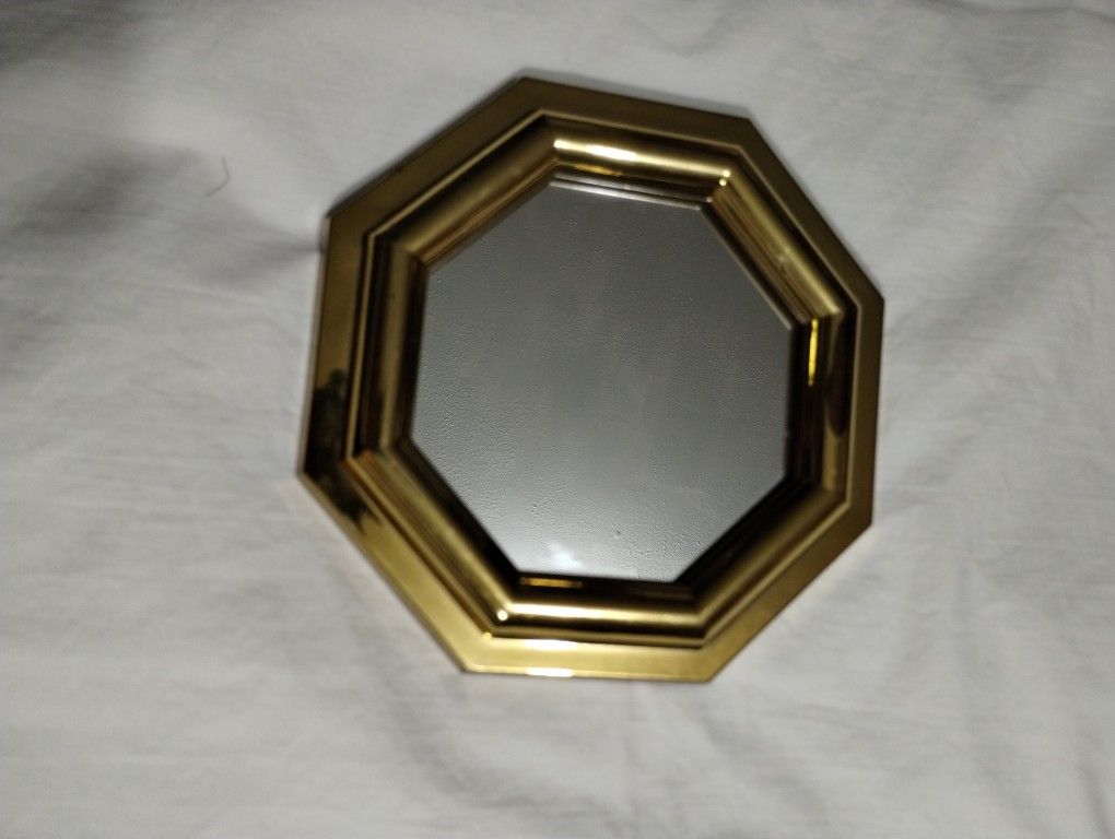 MCMLXXXVII BURWOOD PROD CO WALL MIRROR 6.5"D - EB