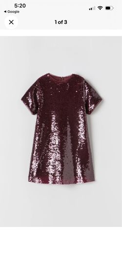 Zara sequin dresses for girls 9 year’s old