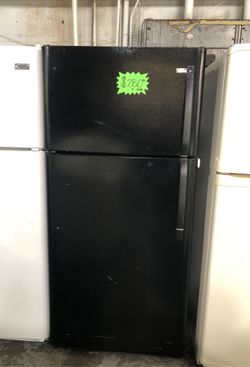 Black refrigerator