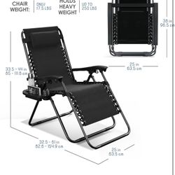 Brand New Zero Gravity Chairs Set Of Two