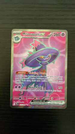 Pokemon Card Mismagius Ex