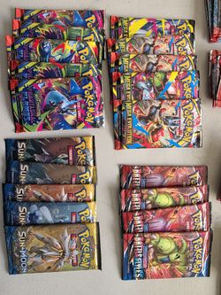 Pokemon Cards 190.00 For The Lot Sun And Moon  Battle Styles  Meg  Evolution Phantasmal F