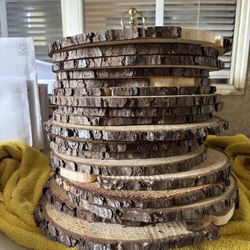 21 Wood rounds 11”-12”