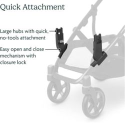 Uppababy Double Stroller Lower Adapter 