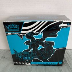 Pokemon Black Bolt Elite Trainer Box Pokemon The Card Game For Sale Or Trade 