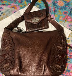 Brighton “Nikki” Masterpiece Bronze Hobo shoulder bag