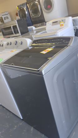 Nice Whirlpool black stainless steel washer