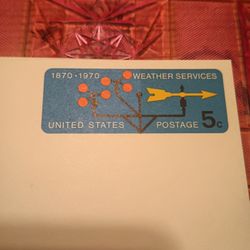 35 1970"S U.S 5 Cent Weather Service Postal Cards For Sale.