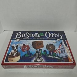 Boston-Opoly Family Board Game A Game Celebrating The Hub Of The Universe New