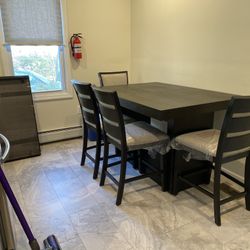5 Piece Dining Room Table & Chairs Set