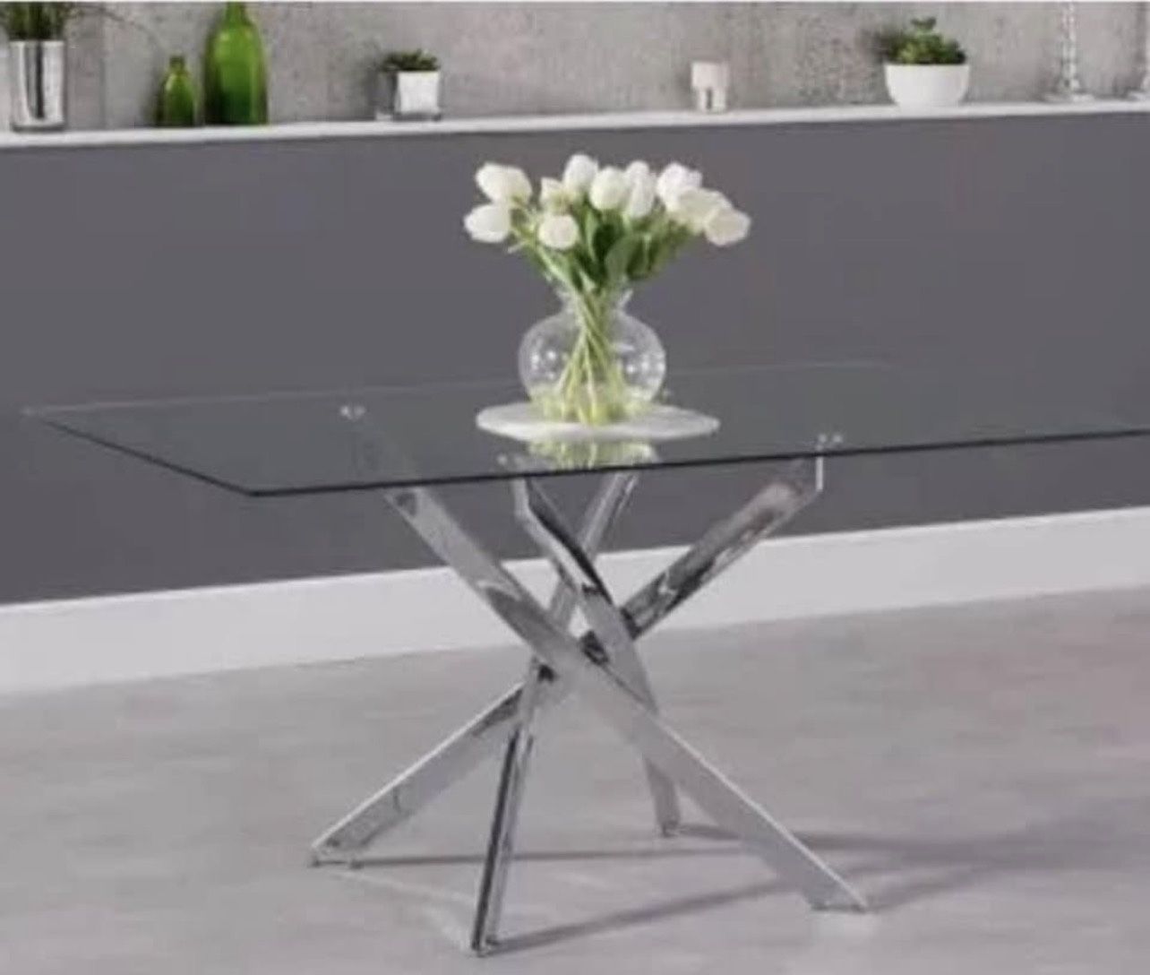 27.5 x 27.5 Square Glass Table Top