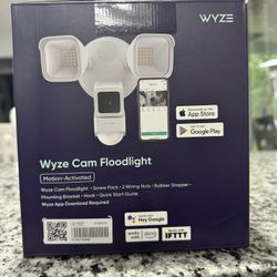 Wyze Wired Cameras Outdoor Wi-Fi Floodlight Home Security Camera