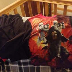 Star Wars Pajama Set Boys Lg 10/12