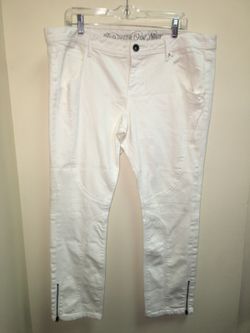 Converse one star size 18 skinny jeans