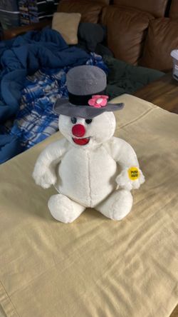 Gemmy frosty the snowman Christmas plush toy