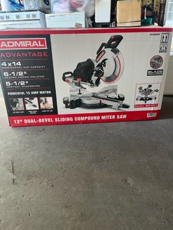 Admiral 12” Dual-Bevel Sliding Compound Miter Saw