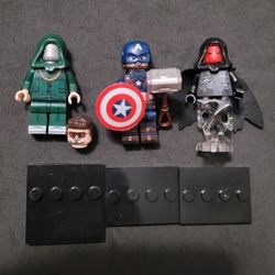 New Captain America, Dr. Doom & Red Skull mini figure set
