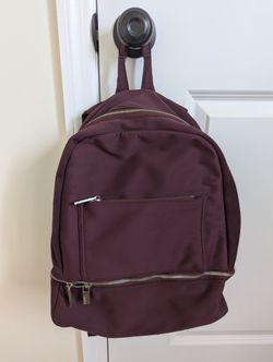 Burgundy Backpack Purse