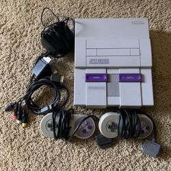 Super Nintendo With 40 Games