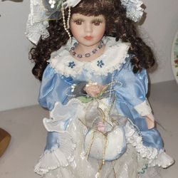 8 Vintage Porcelain Dolls