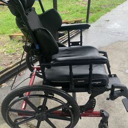 PDG Fuze T50 manual tilt-in-space Wheel Chair 