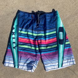Oakley Board Shorts Swim Trunks Size 34