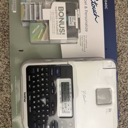 P-Touch PT-2040W Home & Office Label Maker Printer with Additional Two TZ Tapes (TZe-131, TZe-231)