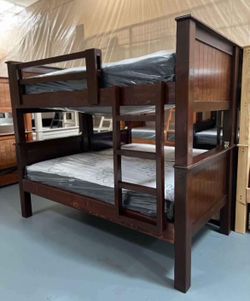 Twin - Twin bunk bed with mattress included