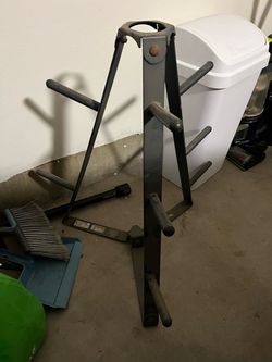 Weight Plate Tree Storage Rack