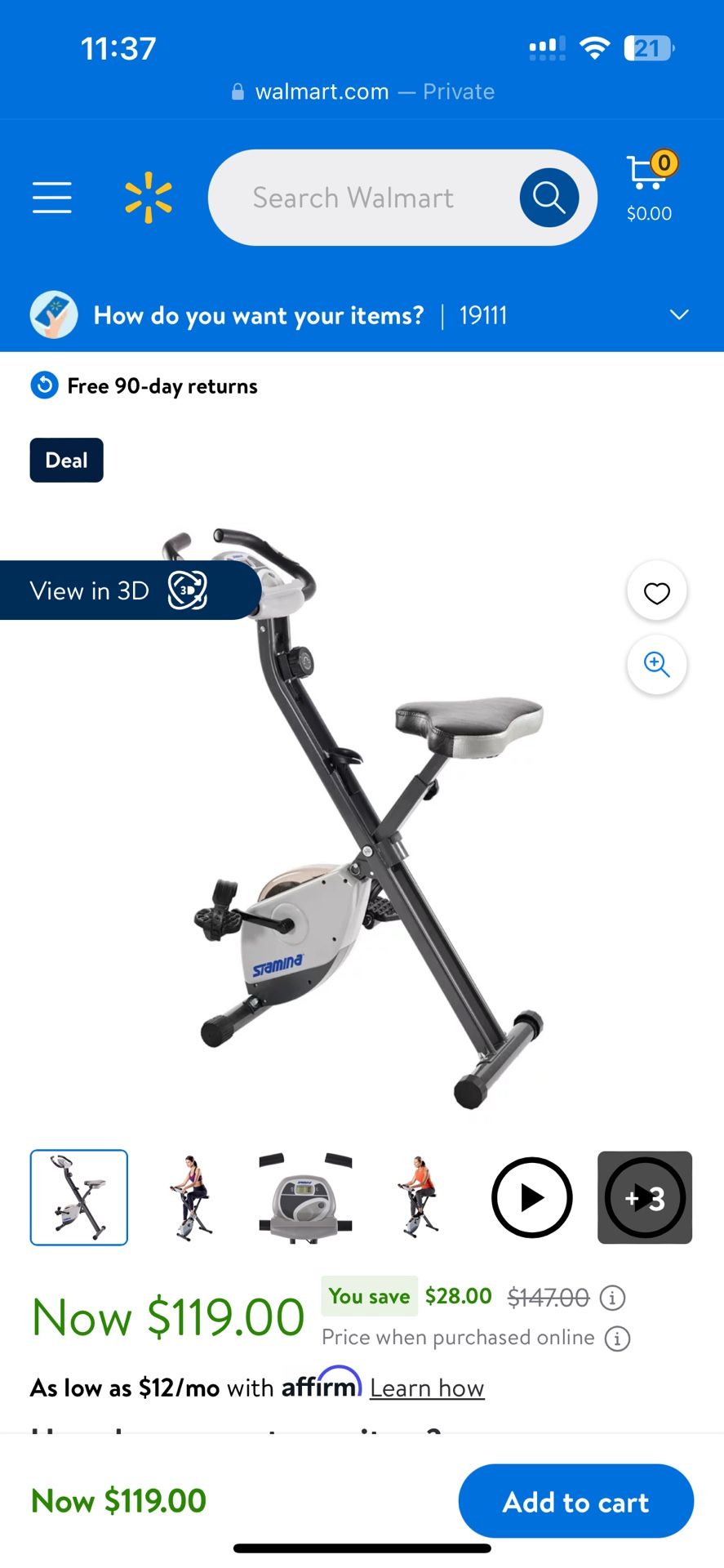 Workout Bike