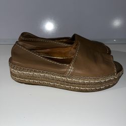 Prada Leather Espadrilles