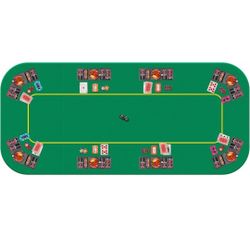  Portable Poker Tabletop  With Carrying Bag $60