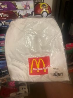 Mcdonalds cactus jack sesame shirt white small new