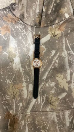 Women's Aeropostale Chronograp metal Anchor wrist Watch With Security Senso