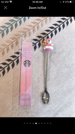 Starbucks bear coffee spoon
