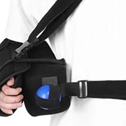 "Secure Shoulder Sling," support and immobilize the arm and shoulder.  Size L