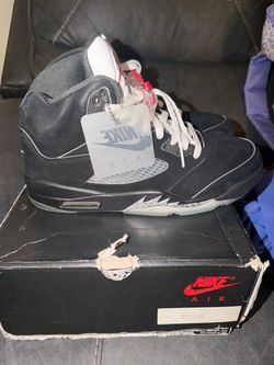Jordan 5 metallic black size 11