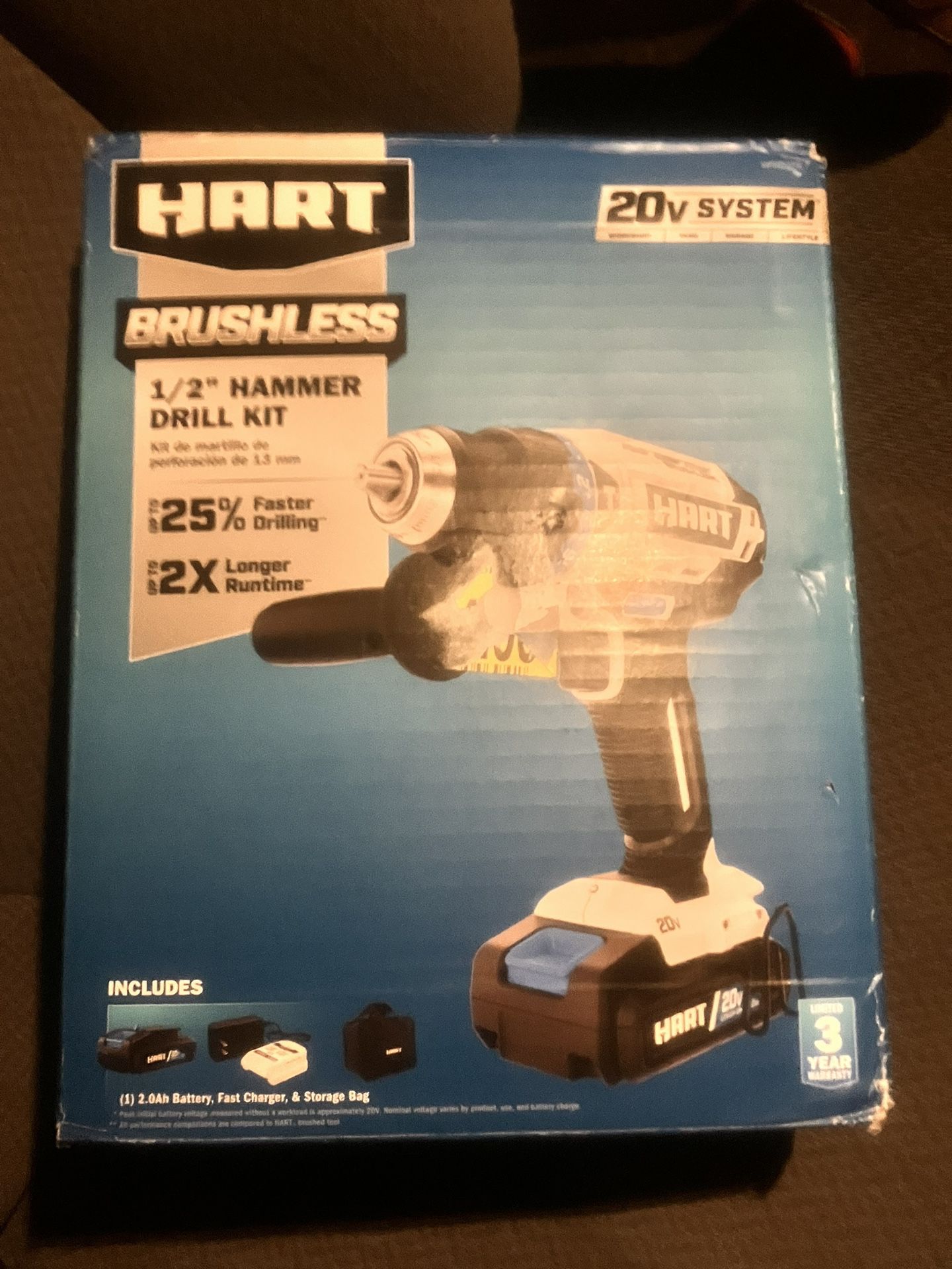 Hart Brushless 1/2 Inch Hammer Drill 