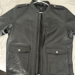 XL Black Harley Davidson Leather jacket